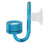 Difusor de CO2 para Plantas de Acuario, Bomba de Aire para Acuario con Contador de Burbujas, aleación de Aluminio, oxigenación de Aluminio, Accesorios para Piscinas de Peces con Ventosa para