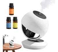 Difusor de Coche Ambientador | Brumador Ambiente Portátil Compacto | Pequeña Bola Blanca Para Aromaterapia Automotriz Y Camión Niebla Ambiente
