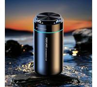 Difusor de coche, ambientador de aroma recargable USB con iones negativos, difusor eléctrico de aceite esencial para vehículos (mares y océanos)