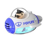 Difusor de coche, clip de ambientador de coche, difusor de perfume submarino de dibujos animados con luces LED, accesorios decorativos para automóvil, clips de ventilación para automóvil convertible,