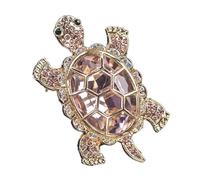 Difusor de coche con forma de tortuga - Ambientador de coche con clip con cristales brillantes, accesorio para salpicadero o para decoración interior de niños, adolescentes y adultos
