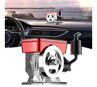 Difusor de coche giratorio con energía solar con diseño vintage de motor para purificación de aire y liberación de fragancia, adecuado para coches y pequeñas áreas interiores (profundo)