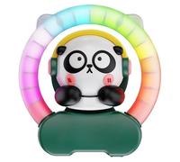 Difusor de coche recargable - ambientador, clip de escape de aroma | Difusor de olor de ventilación automática con luz ambiental, purificador de fragancias automotriz para sedán rv, decoración de