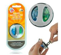 Difusor de doble aroma para coche, ambientador con clip de ventilación giratorio, aromas de coche dos en uno para un aroma ajustable, eliminador de olores de coche, brisa de verano/prado alpino, 5,5