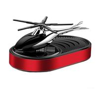 Difusor de fragancia de coche con ambientador decorativo de energía solar para cualquier entorno (rojo)