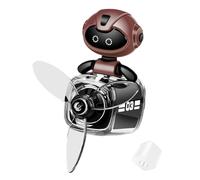 Difusor de fragancia para coche, clip de ventilación ambientador de coche | Cartoon Robot Pilot Parfum, de aromaterapia clip de ventilación de coche, lindo difusor de giratorio automático