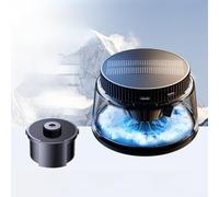 Difusor de fragancia para coche con difusión de niebla, funcionamiento automático e iluminación LED de color para una atmósfera mejorada del vehículo (cima de montaña nevada)