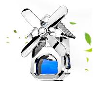 Difusor de fragancia para coche para rejillas de ventilación, forma de molino de viento con persistente, práctico clip difusor de para rejilla de ventilación de vehículos, elegante