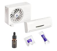 Difusor de Fragancia para Coche, Respetuoso con el Medio Ambiente, fácil aplicación, Perfume de Coche de energía Verde, Clip de Salida de Silicona, purificador Solar para Coche, aromaterapia de