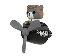 Difusor de fragancia para salida aire coche piloto, clip ventilación hélice giratoria ventilador, decoración interior con forma animal lindo, soporte magnético tableta perfumada | Perfume con