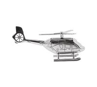 Difusor de Fragancia para Salpicadero de Coche Forma de Helicóptero Decoración para Coche Artesanía en Plata