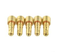 Difusor de gas KP2746-1 - 5 piezas de latón y cobre con junta tórica - Thread-On 350A - para lincoln para magnum PRO 250/250L/350 & PRO Curve 200/300/400 MIG - Pieza de desgaste