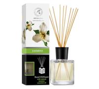 Difusor de Jazmín 200 ml - Fragancias de Ambiente Intensas y Duraderas - Difusores Aromáticos para Hogar - Aroma Floral - Ambientador - Difusor Perfumado - Aromaterapia - Reed Diffuser
