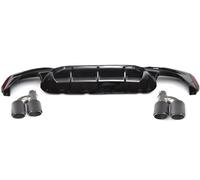 difusor de Labio de ala alerón Trasero para G30 G38 M para Sport 540i para sedán con 4 Puntas de para Escape Difusor Spoiler Labios(2)