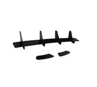 difusor de Labio de ala alerón Trasero Parachoques Trasero de Coche Negro Brillante con 4 Aletas divisores Laterales Traseros alerón para VW para Golf 7 MK7 VII GTI para Hatchback