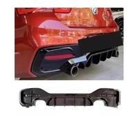 Difusor de labio de parachoques trasero con alerón trasero LED Compatible con BMW 1er M Sport F20 F21 M135i M140i Compatible con BMW E92 E93 335I(No light 15-20)