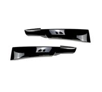 Difusor De Labios para Parachoques Delantero De Coche, Kit De Carrocería, Protector De Alerón para Serie 3 E90 E91 LCI 2009-2012 Alerón Parachoques Delantero(Gloss Black Splitter)