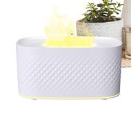 Difusor de llama, 160 ml, apagado automático, luz LED, aceite esencial para ambientes pequeños, para casa, oficina, baño, yoga, estudio, spa, viajes, dormitorio