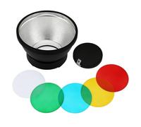 Difusor de luz modificador intermitente con 5 colores y rejillas para AD300Pro intermitente para mejorar los accesorios fotográficos