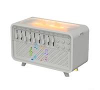 Difusor de máquina de ruido blanco, máquina blanca de sonido Easysleep, humidificador difusor de máquina de sonido 3 en 1 con 8 modos