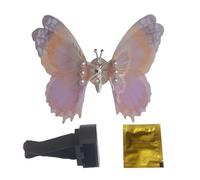 Difusor de mariposa con alas aleteadoras para coche, divertido ala aleteante mariposa con almohadillas de fragancia, divertidas decoraciones de salpicadero de coche, adornos de escritorio, regalos