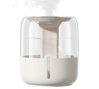 Difusor de niebla fría: vaporizador de aire ultrasónico, máquina de niebla de sueño silenciosa | Mini humidificador frío para el hogar, difusor de humedad de la mesa, dispositivo de vapor compacto, fi