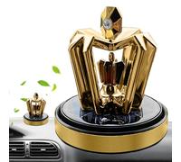 Difusor de para automóvil, adornos de corona giratorios, perfume de aromaterapia para coche, ambientador de larga duración, decoración interior para , deportes, hogar