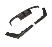 Difusor de parachoques trasero, alerón, protector de labio de parachoques trasero compatible con BMW F80 M3 F82 F83 M4 2014-2018, negro brillante(Carbon Look)