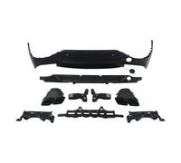 Difusor de parachoques trasero con protector de labios divisor de punta de escape Compatible con Benz GLC clase X253 W253 C253 GLC200 260 300 2016+