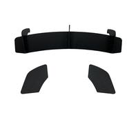 Difusor De Parachoques Trasero, Divisor De Soporte De Escape Negro para VW para Scirocco R 2009-2016, Kits De Cuerpo De Labios De Placa De Alerón Aleron Coche