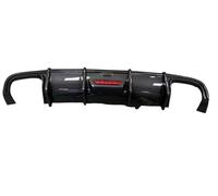 Difusor De Parachoques Trasero Para A4 B9 Para Sline S4 A4 Sports 2017-2019 Sedán 4 Puertas Alerón Divisor Ajuste Difusor Parachoques Trasero(17-18 Carbon Look)