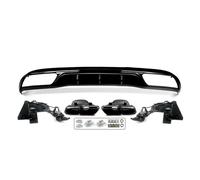NVNZMFPPW Difusor De Parachoques Trasero para Mercedes para Benz Clase C W205 C300 2015-2018 Modelo Clásico Sedán Base NO AMG Puntas E Escape Alerón Trasero