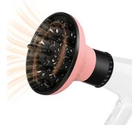Difusor de pelo pequeño, ajustable y resistente al calor | Difusor de secador de pelo de PC, accesorio ajustable resistente al calor para tomas de 3,8 a 6 cm, define rizos y reduce el