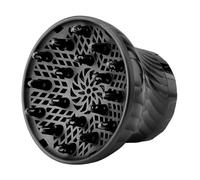 Difusor de pelo rizado, accesorio universal para boquilla de secador voluminizadora larga y gruesa, fácil de instalar, cubierta antiencrespamiento, repuesto para todos los tipos, color negro