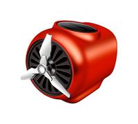 Difusor De Perfume De Coche Clip De Viento,Difusor De Perfume De Ventilación - Decoración Perfumada Diseño Hélice, Eliminador De Olor Alimentado Por Energía Solar Para Hombres Mujeres
