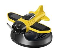 Difusor De Perfume De Coche | Ornamento Giratorio Eliminador De Olor Para Coche Con Energía Solar Con Forma De Aviones,Perfume Automotriz De Larga Duración Para Pickup Camión Sedán