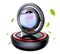 Difusor de Perfume para Coche | Difusor de Fragancia para Auto con Energía Solar | Estructura Doble , Accesorios para Tablero de Instrumentos Decoración Interior Camping-Car Camión Vehículo