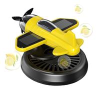 Difusor de perfume para coche, ornamento giratorio eliminador de olores para coche con energía solar con forma de aviones, accesorios interior del automóvil para sedán camping-Car Pick-up