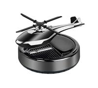 Difusor de purificador de aire giratorio para automóvil con energía solar, diseñado como adorno de avión para una liberación continua de fragancia y refrescar tu experiencia de conducción (colonia