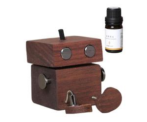 Difusor De Renovación De Aire Del Coche | Temblor De Pie De Madera Aromaterapia Car Perfume De Coche - Decoración Interior De Aromaterapia Automotriz Para Papá Esposa Marido Mas