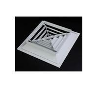 Difusor de techo de panel cuadrado con distribución de aire en cuatro direcciones y patrón de descarga de 360° for la gestión central del aire acondicionado.(18.5x18.5"/470x470mm)