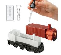 Difusor De terapia,7 Luces De Colores Humidificador De Tren Decoración De,Humidificador de Mesa con Control Remoto - Para Hogar Lugar De Trabajo Dormitorio Estudio De Yoga Meditación Spa