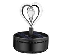 Difusor de terapia de automóviles, terapia para automóvil con energía solar,Difusores de automóvil diseñados en forma de corazón | Perfume giratorio de 360 grados con natural, aliviar el estrés y pu