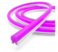 Difusor de tira LED, silicona flexible de 32 pies y 6 mm, color morado