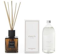 Difusor de varillas 500 ml Decor con recarga 1000 ml - Ambientador elegante - Culti Milano - Duración 6 meses cobertura 30 m² - Diseño refinado y fragancia de lujo (Mediterránea)