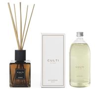 Difusor de varillas 500 ml Decor con recarga 1000 ml - Ambientador elegante - Culti Milano - Duración 6 meses cobertura 30 m² - Diseño refinado y fragancia de lujo (Mountain)