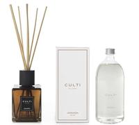 Difusor de varillas 500 ml Decor con recarga 1000 ml - Ambientador elegante - Culti Milano - Duración 6 meses cobertura 30 m² - Diseño refinado y fragancia de lujo (Aramara)