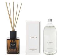 Difusor de varillas 500 ml Decor con recarga 1000 ml - Ambientador elegante - Culti Milano - Duración 6 meses cobertura 30 m² - Diseño refinado y fragancia de lujo (maremineral)