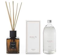 Difusor de varillas de 500 ml Decor con recarga de 1000 ml - Ambientador elegante - Culti Milano - Duración 6 meses cobertura 30 m² - Diseño refinado y fragancia de lujo (tejido)