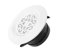 Difusor de Ventilación de Techo Redondo de Plástico Blanco, 150 Mm